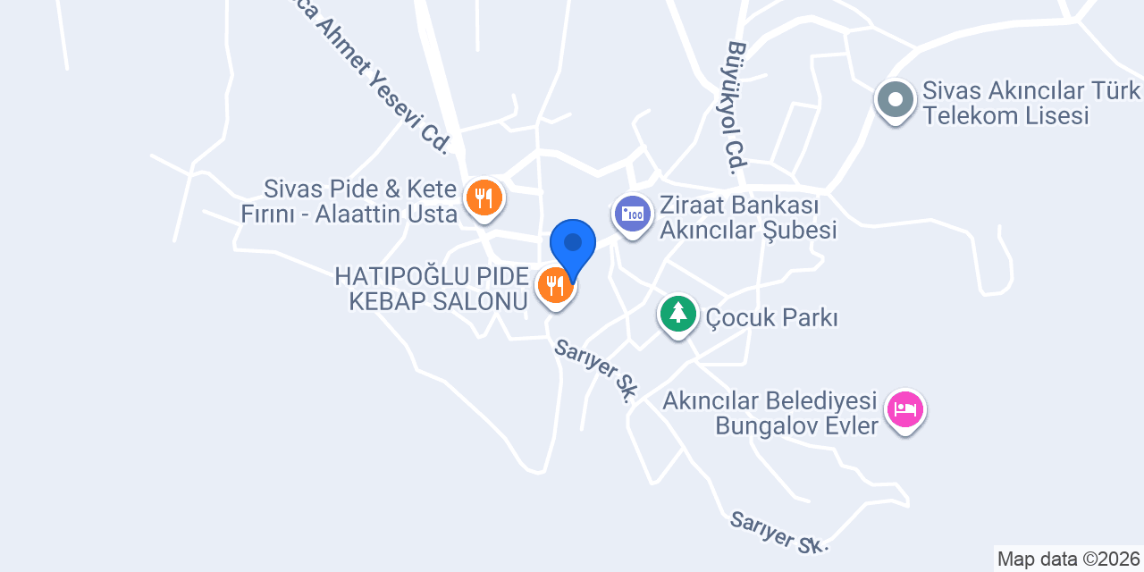 Alp-Ay Pastanesi konumu