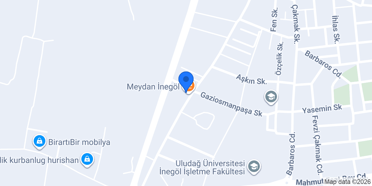Meydan İnegöl konumu