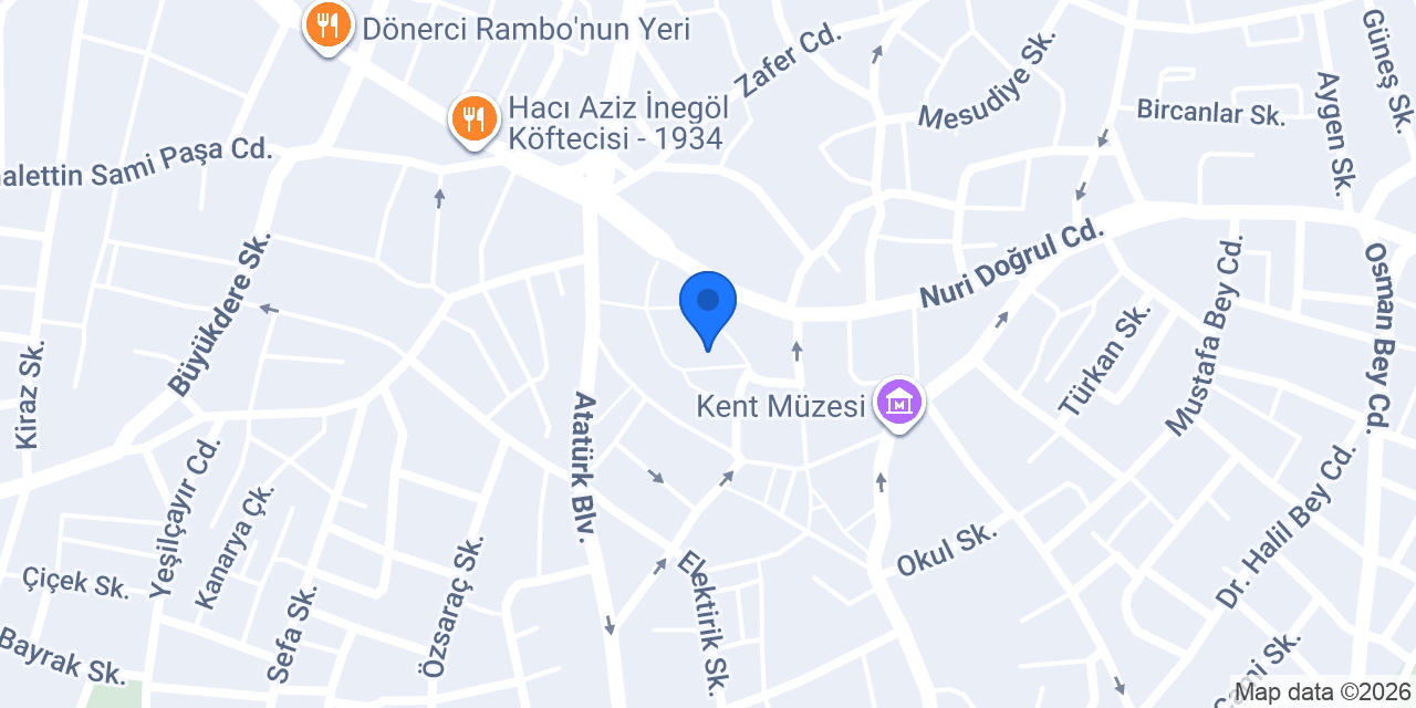 Gürkan Optik konumu