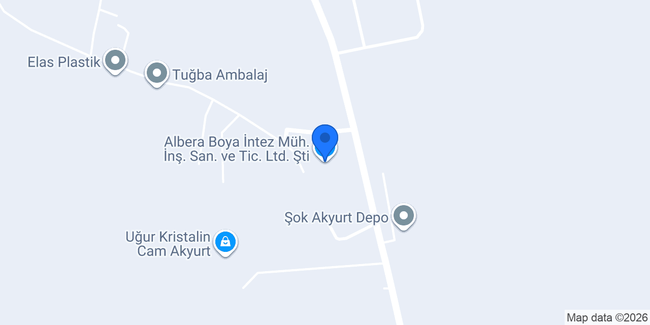 Albera Boya İntez Müh. İnş. San. ve Tic. Ltd. Şti. konumu