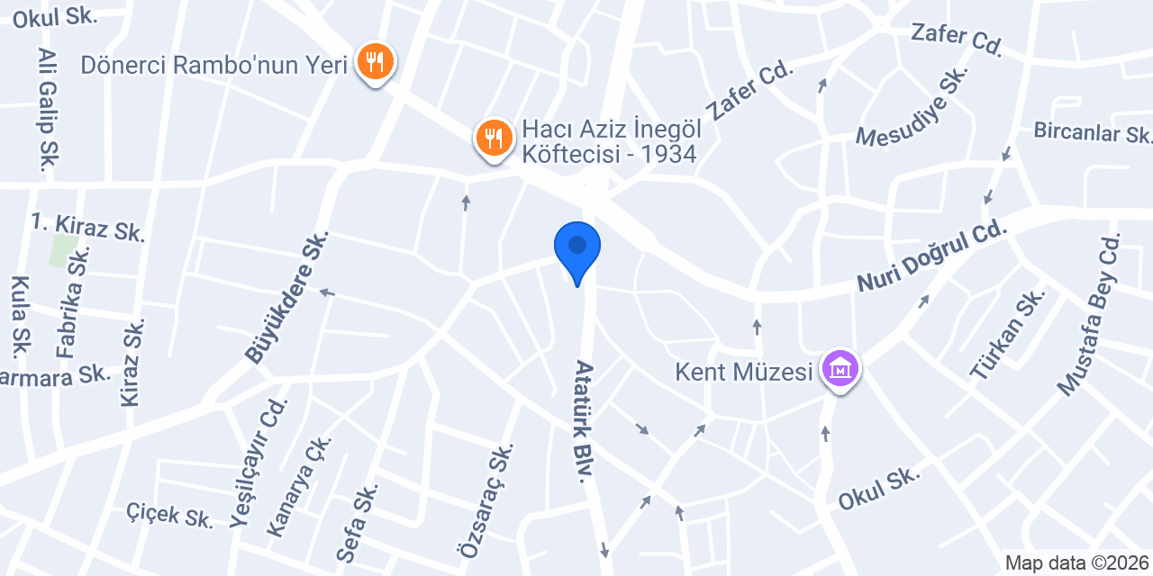 Özlem Optik konumu