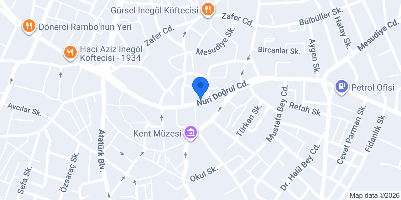 EKİNGENLER ELEKTRONİK konumu