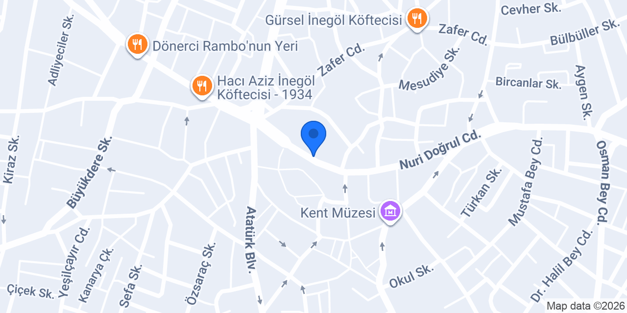 Ptt-inegöl konumu