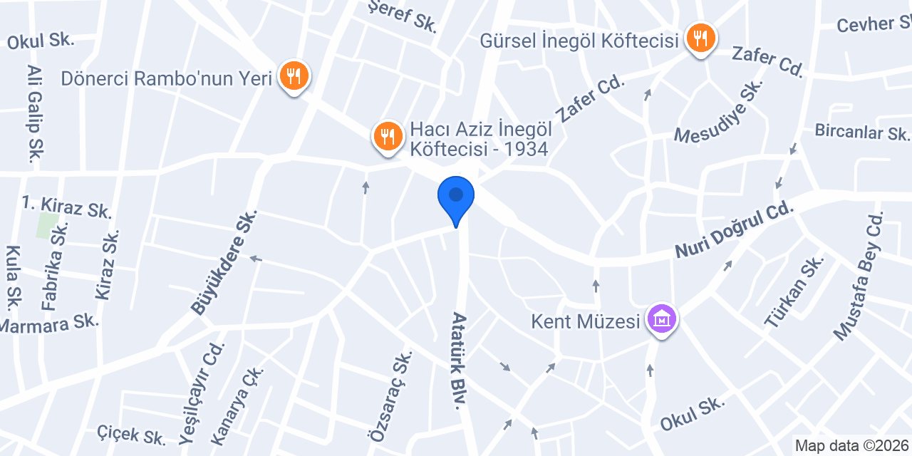 İstanbul Kır Pidesi konumu