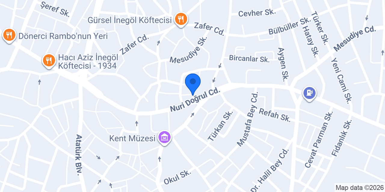 Faruk Döğenci Mimarlık konumu