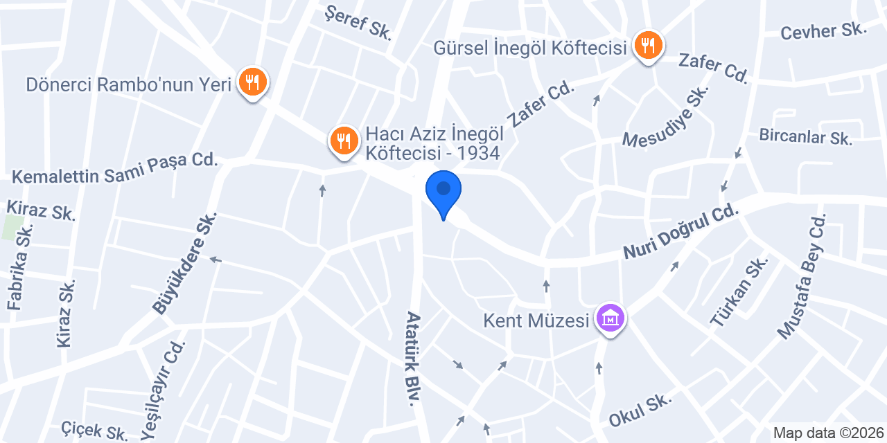 Katılımevim Bursa İnegöl Şube konumu