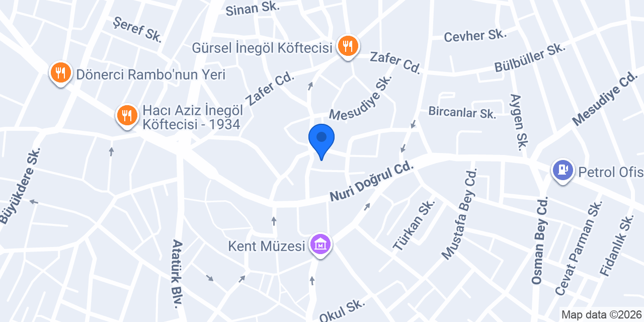 Sinanbey İlkokulu konumu