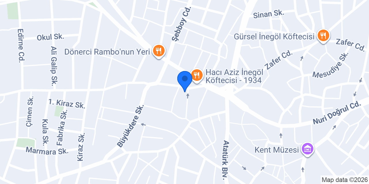 MAVİ ECZANESİ konumu