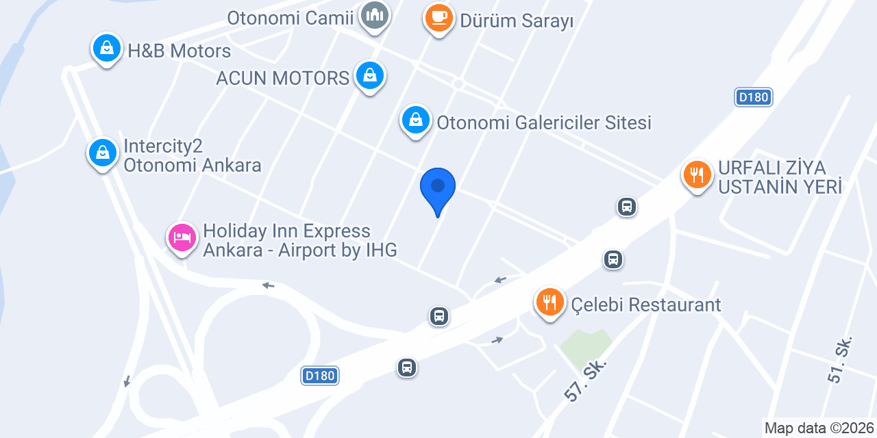 İkibey Otomotiv konumu