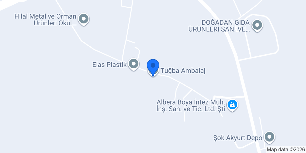 Tuğba Ambalaj konumu