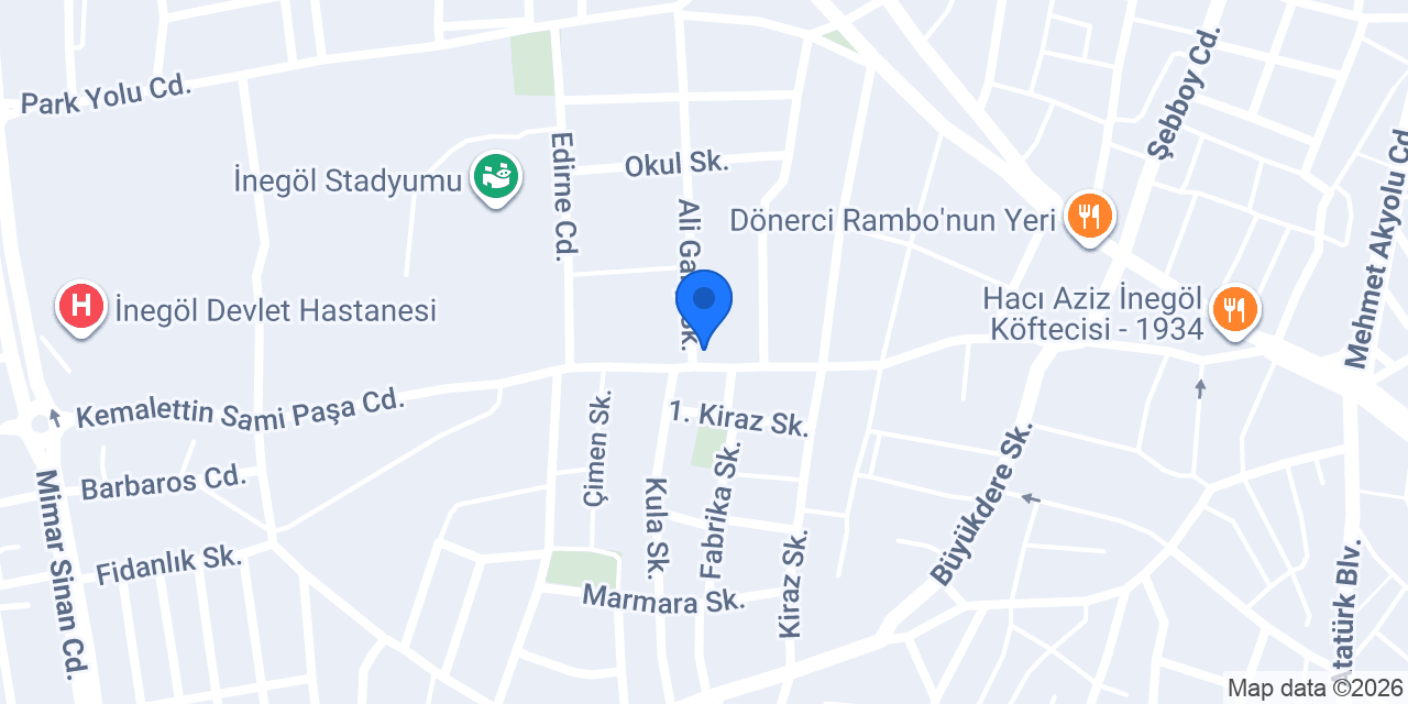 Hilal eczanesi konumu