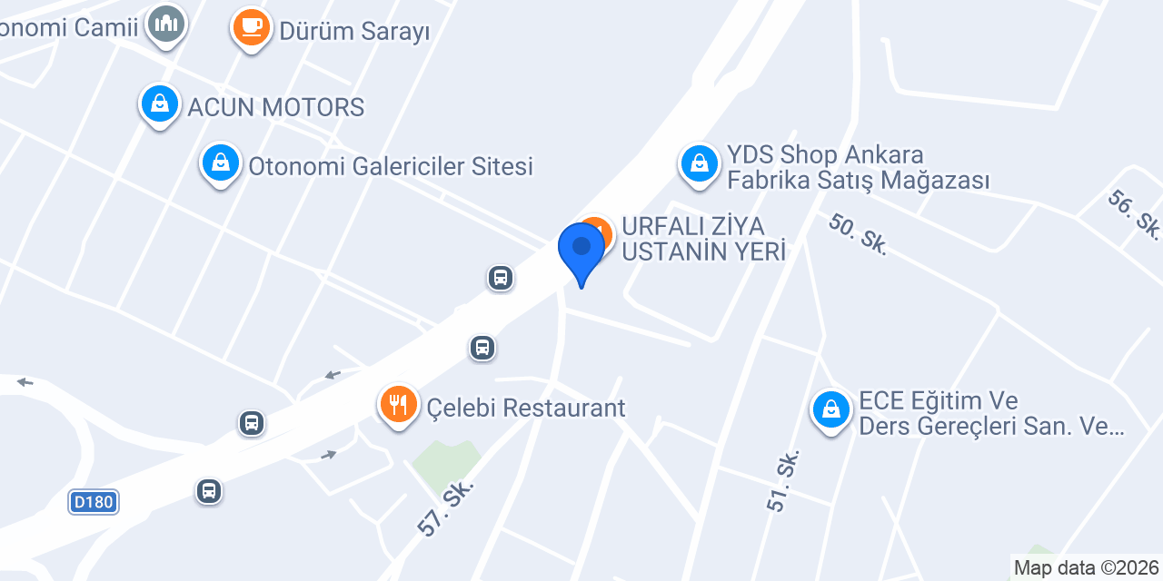 EGE SHOP konumu