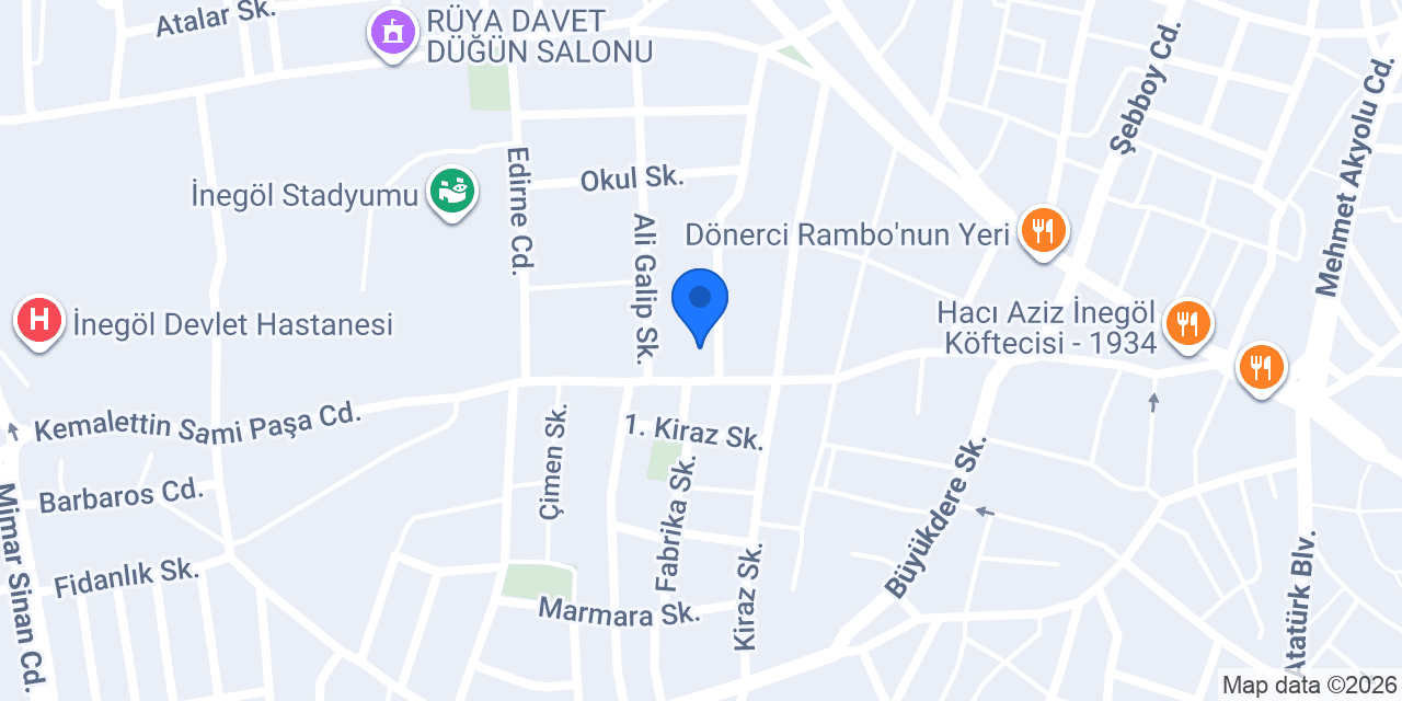 PARADA GAYRİMENKUL konumu