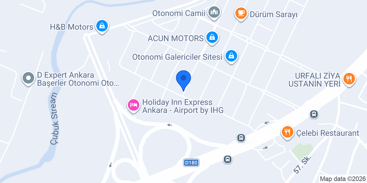 Özçelik Grup Otomotiv konumu
