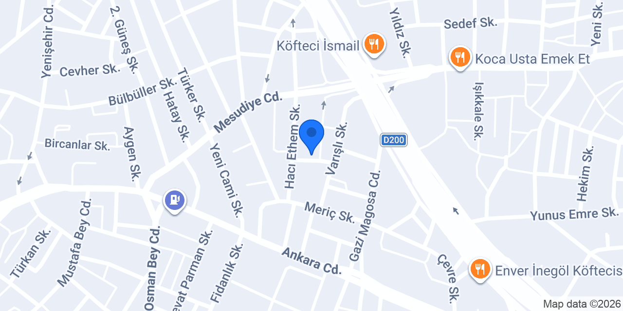 Yeni İnegöl Eczanesi konumu
