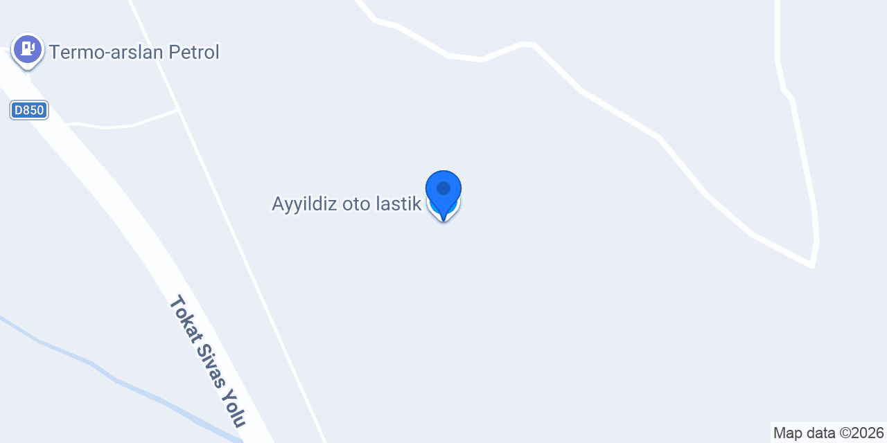 Ayyildiz oto lastik konumu