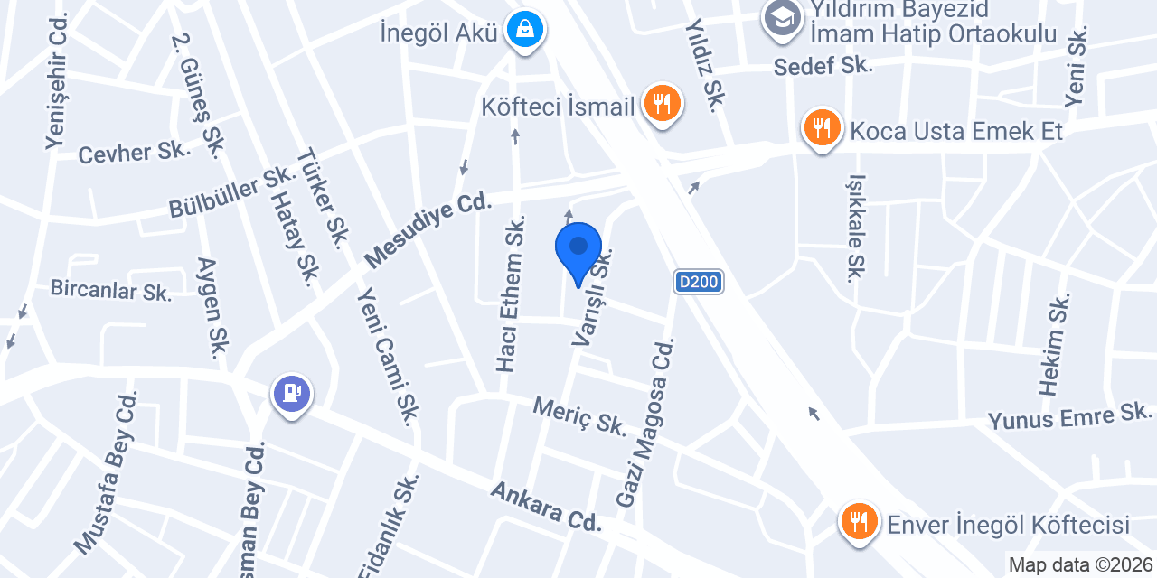 Orhaniye Mahallesi Muhtarlıgı konumu