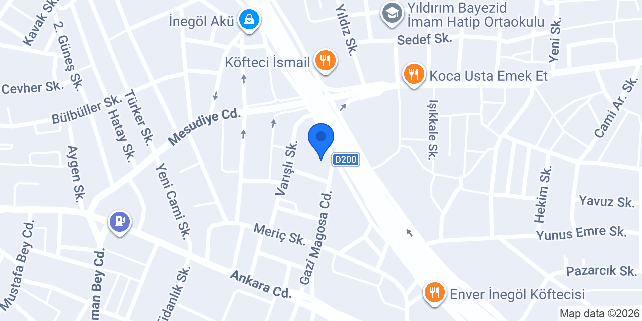 Yunilla Ev Tekstil konumu