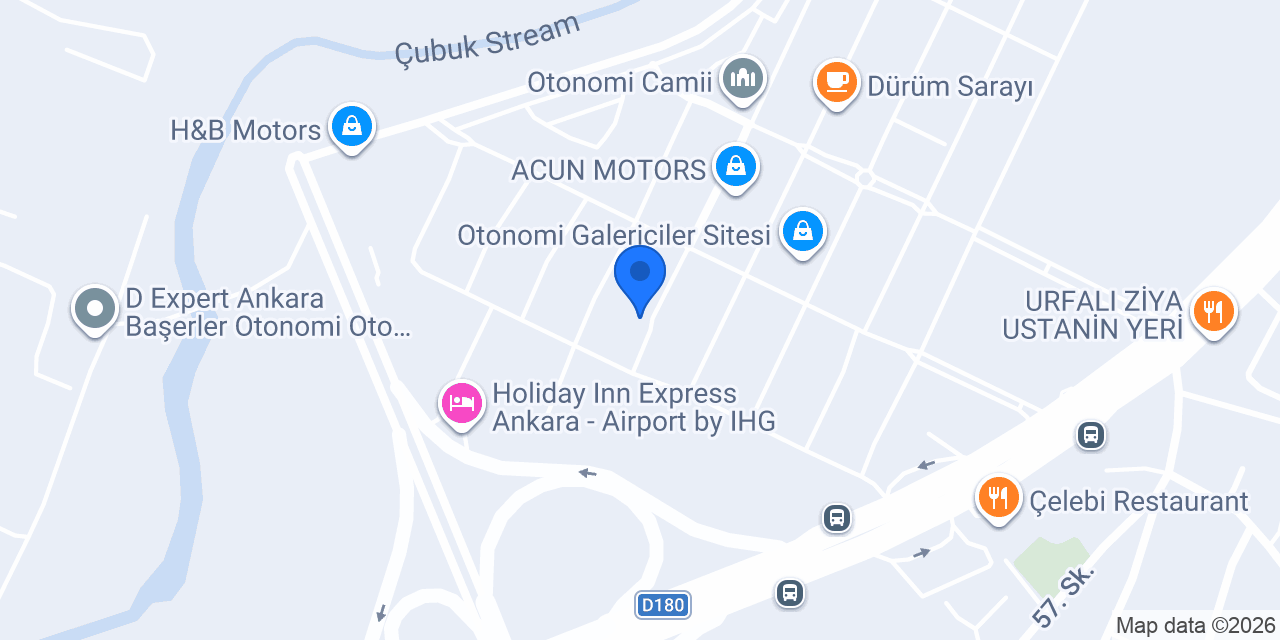 ÖZAKAY OTOMOTİV konumu