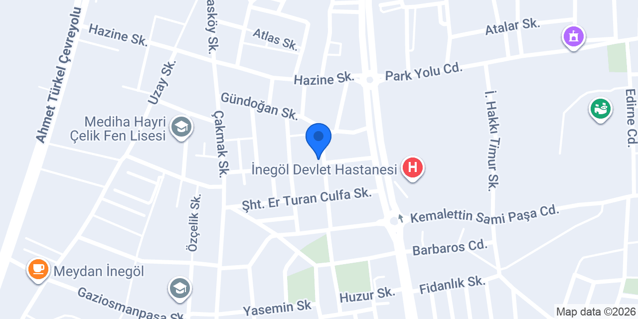 İnegöl protez ve ortez konumu
