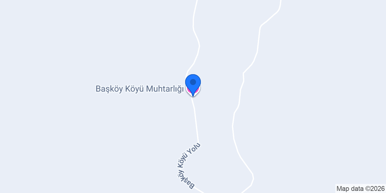 Başköy Köyü Muhtarlığı konumu