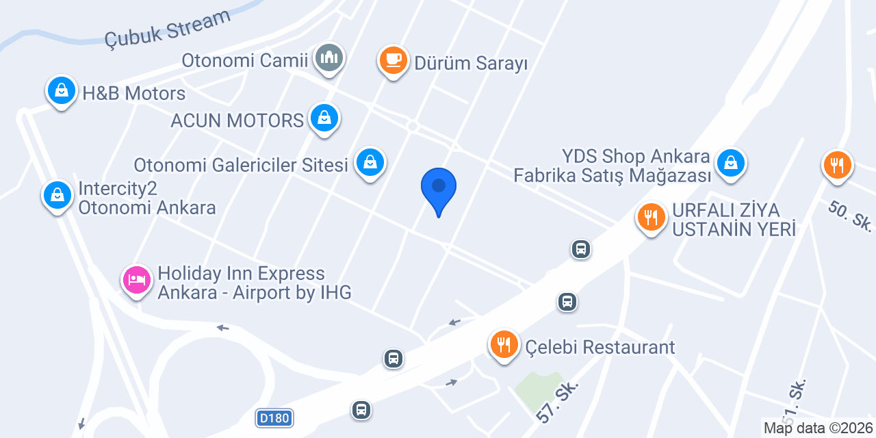 Oğuz Otomotiv ANKARA konumu