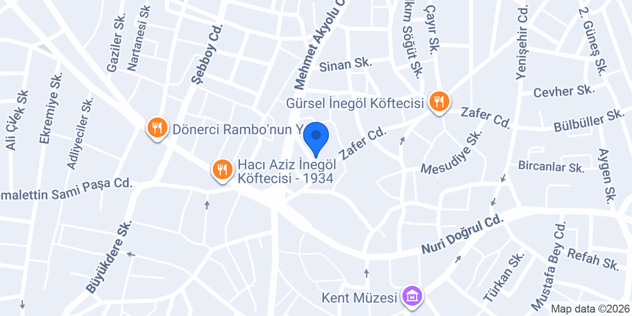 SARRAFOĞLU RENT A CAR konumu