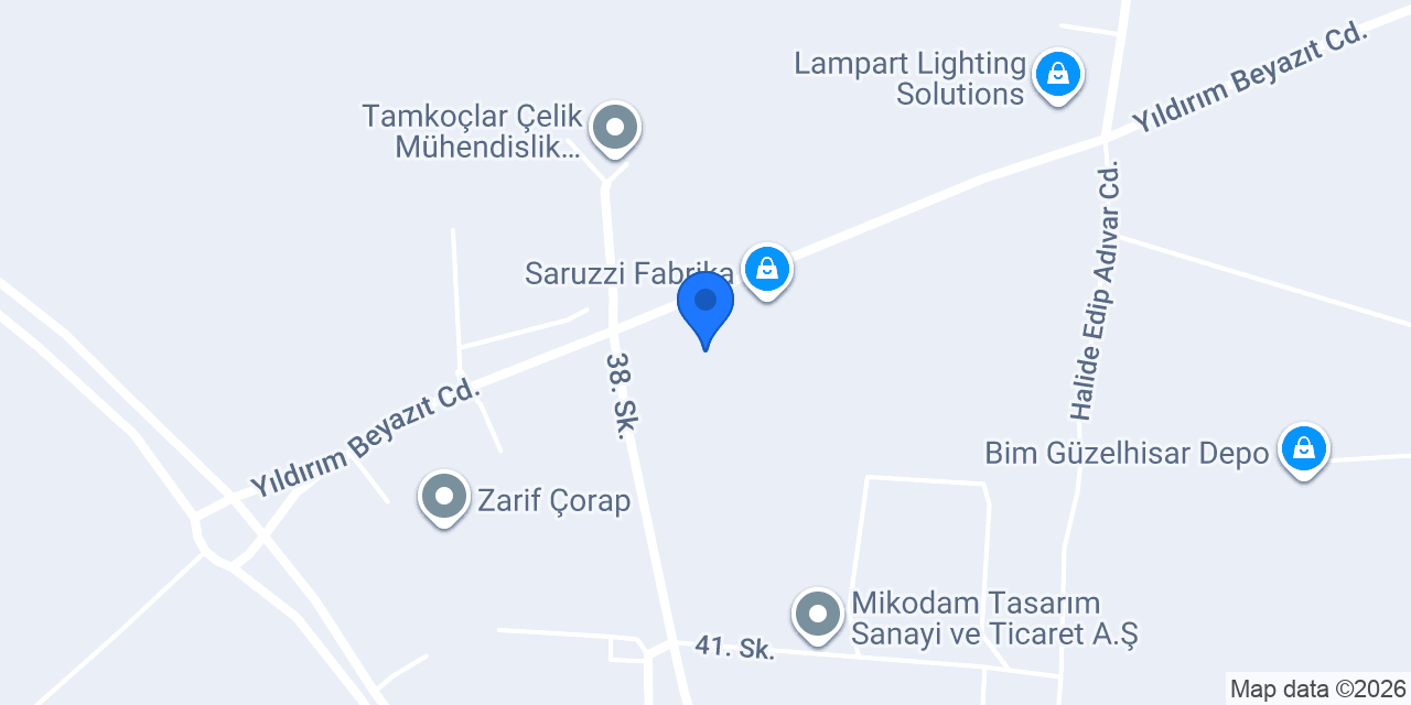DEMİRAYAK METAL A. Ş. konumu