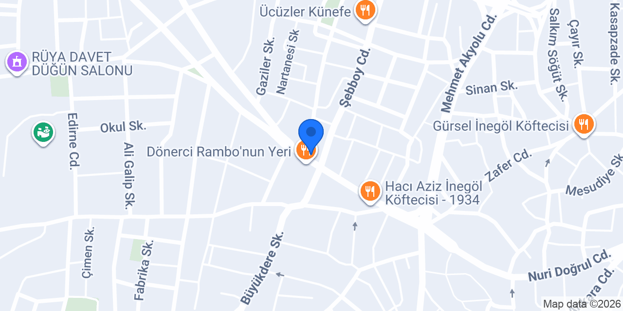 HAS OSMANOĞULLARI pide döner lahmacun konumu
