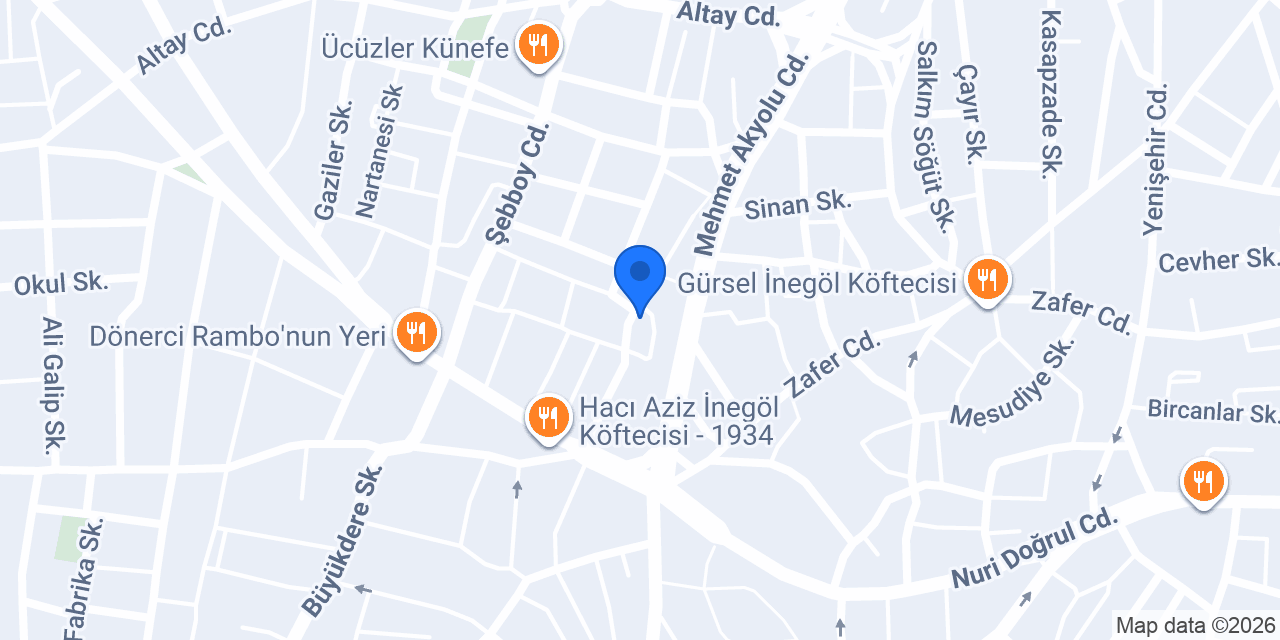 GARGAR SİGORTA İNEGÖL konumu