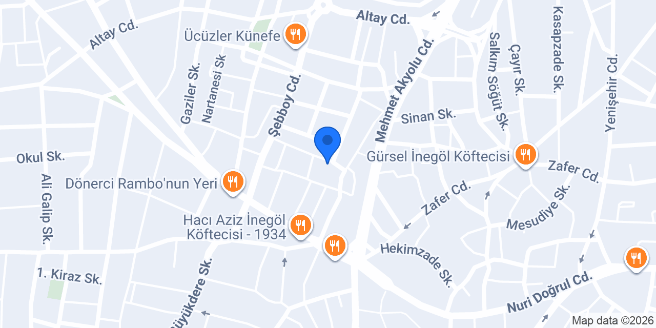 Yılmaz kuaför salonu konumu