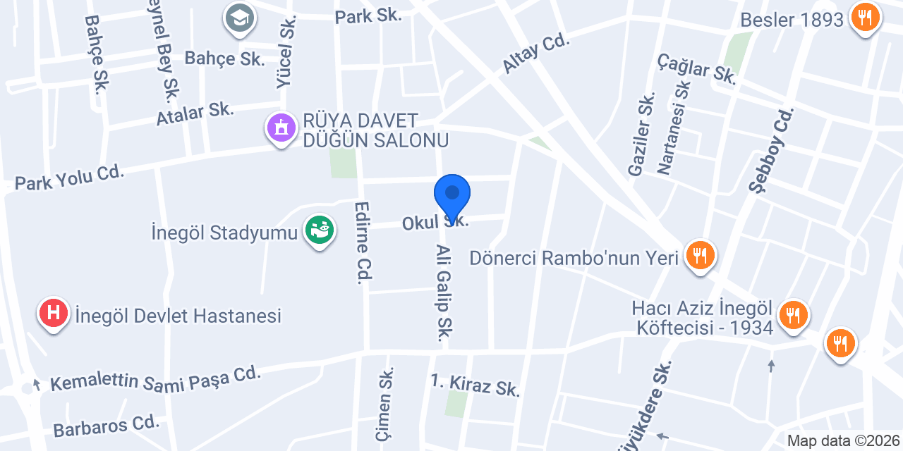BAKKOOP ŞUBE 8 konumu