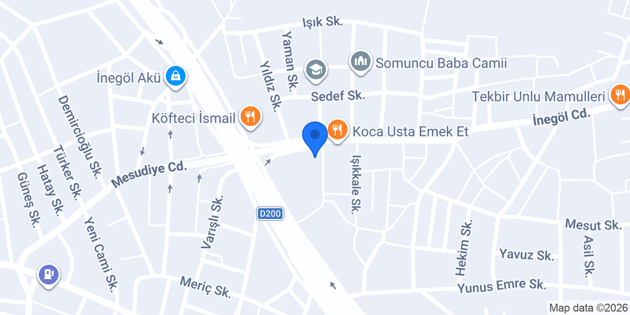 ÖZ ARAS YEMEK konumu