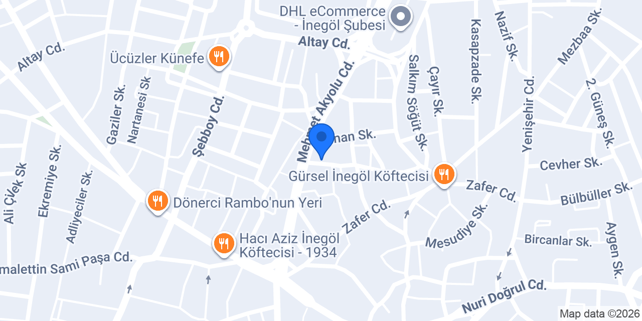 Fantastik Döner konumu