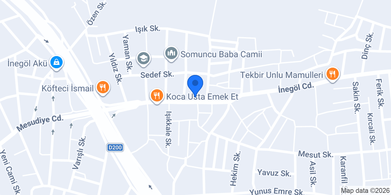 Petrol Ofisi konumu
