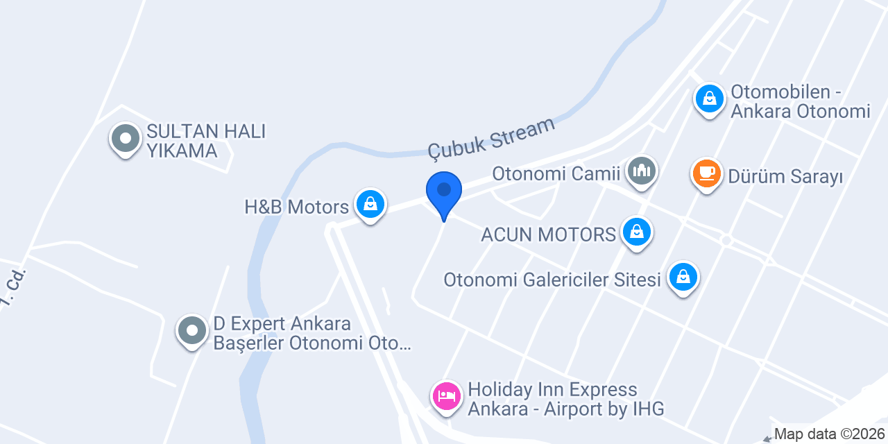 Miraç 1 Otomotiv konumu