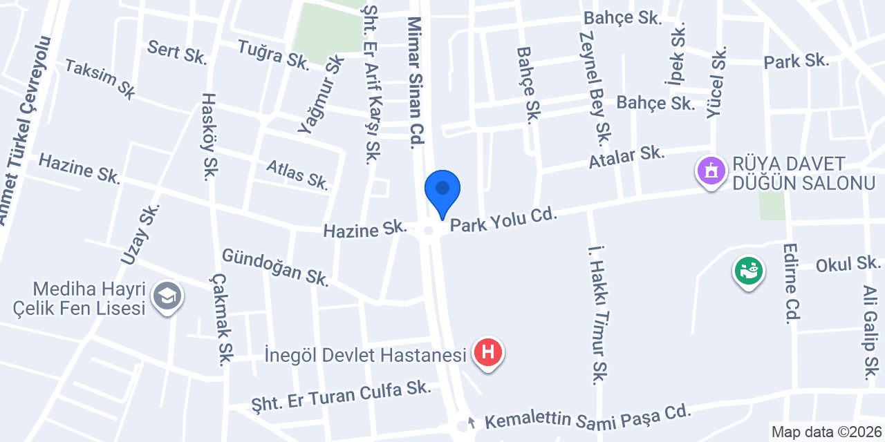 LOTUS OPTİK İNEGÖL konumu