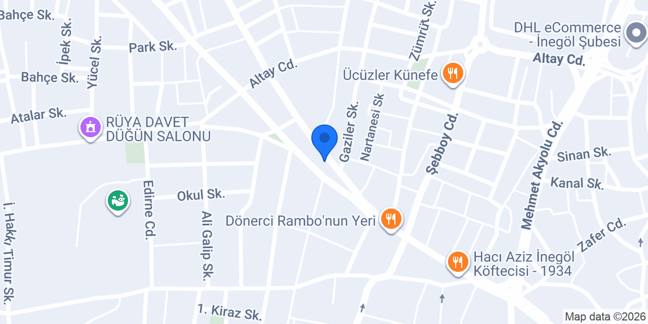Akkaya Mühendislik konumu