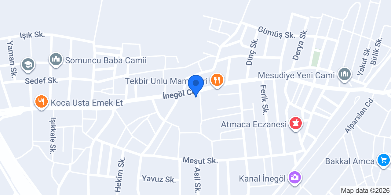 Alionbaşı Elektrik konumu