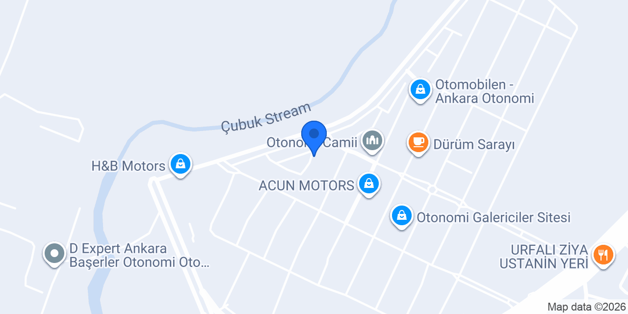 Pilot Garage Otonomi Merkez Oto Ekspertiz Ankara konumu