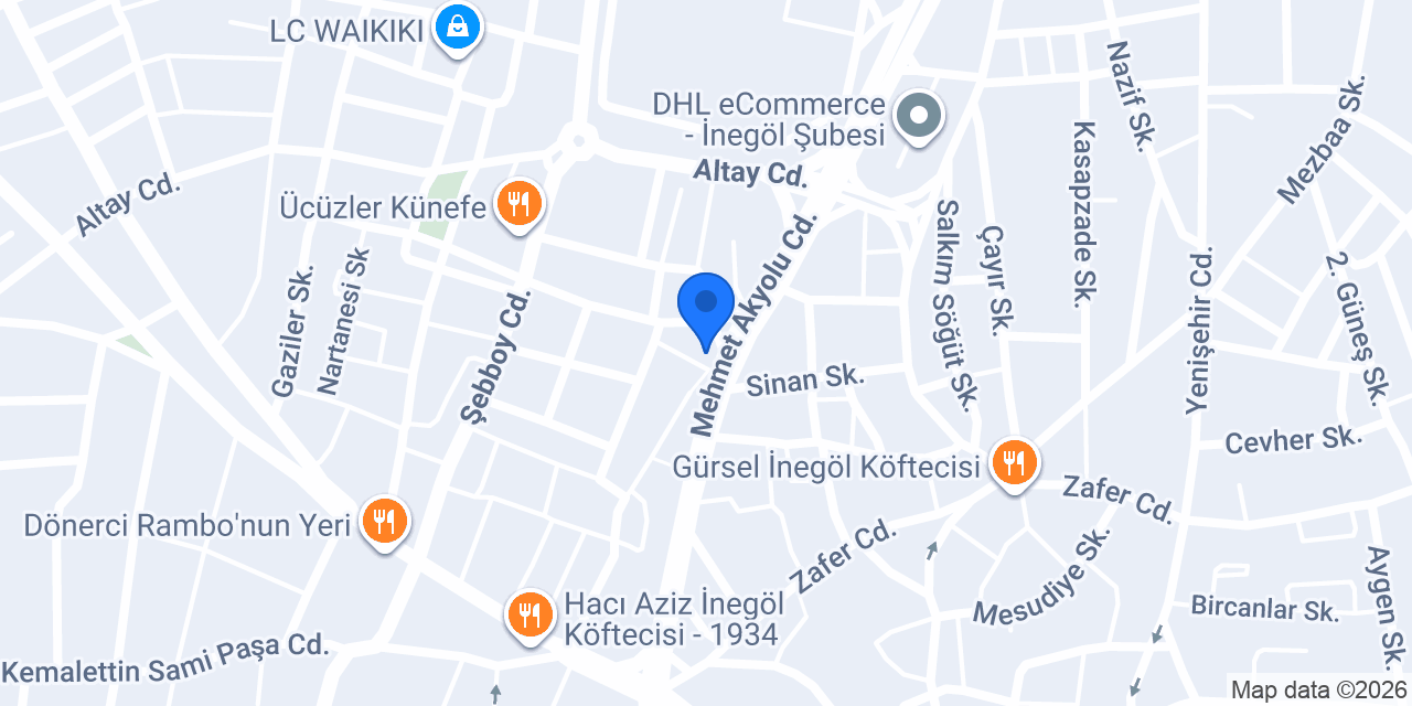 Ahu Eczanesi konumu