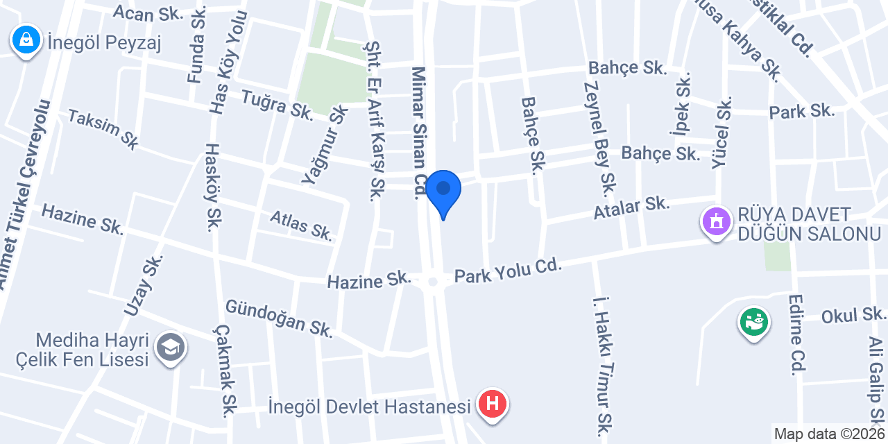 Ezgi çiçekçilik konumu
