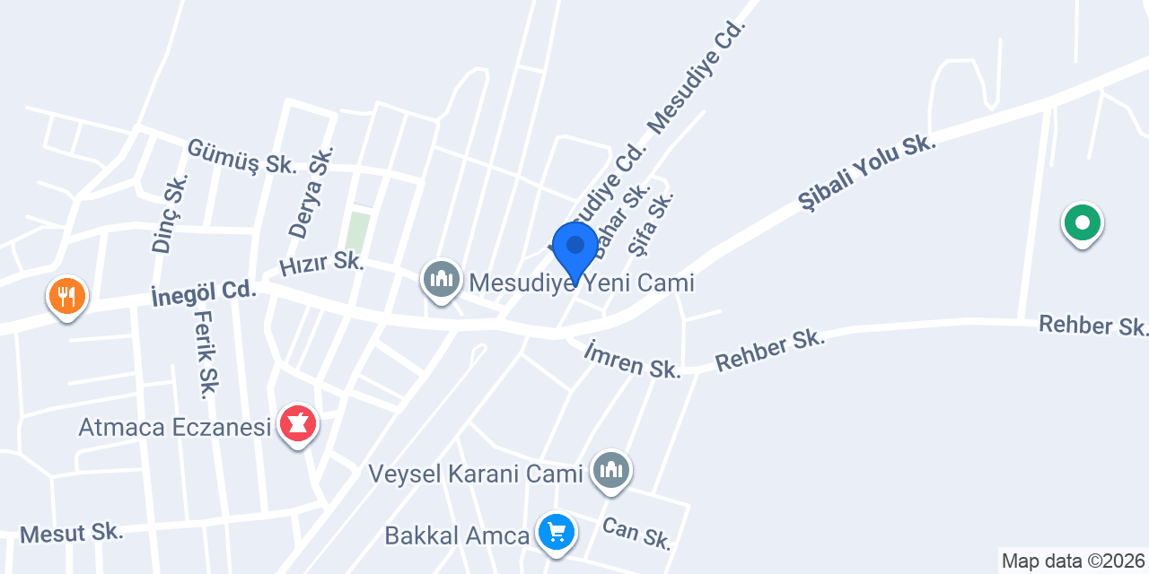 Bereket Unlu Mamülleri konumu