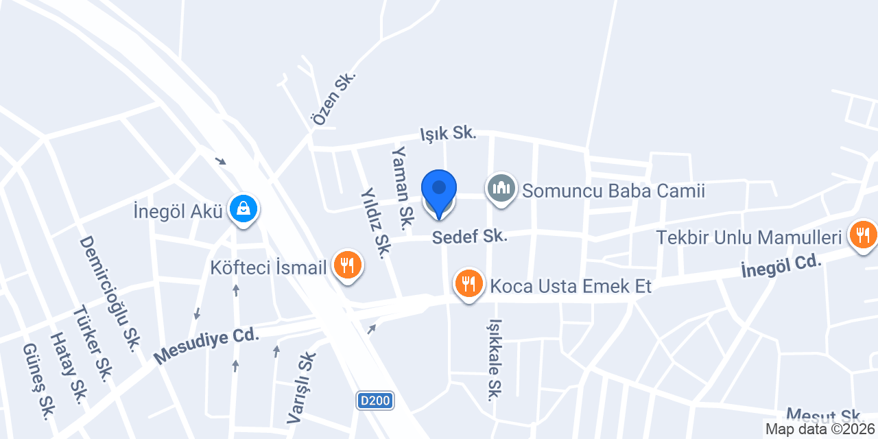 Yıldırım Bayezid İmam Hatip Ortaokulu konumu