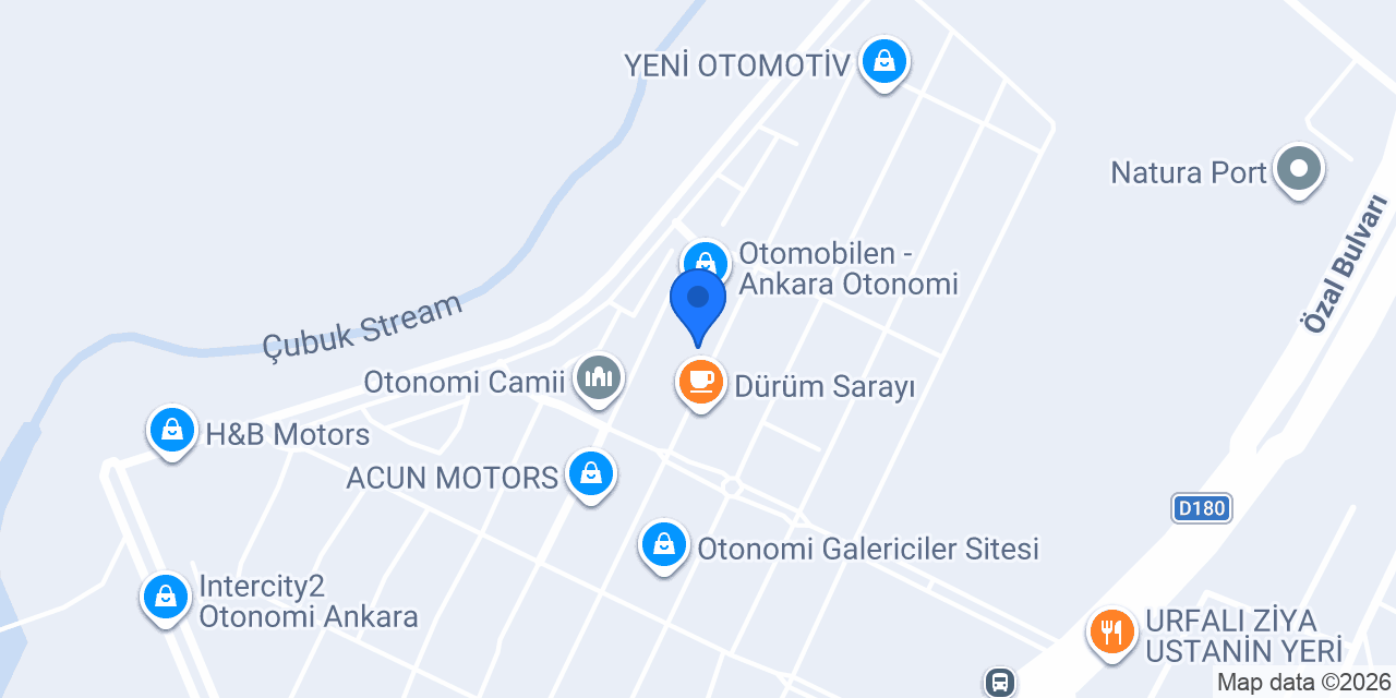 Akbenlioğlu Otomotiv konumu