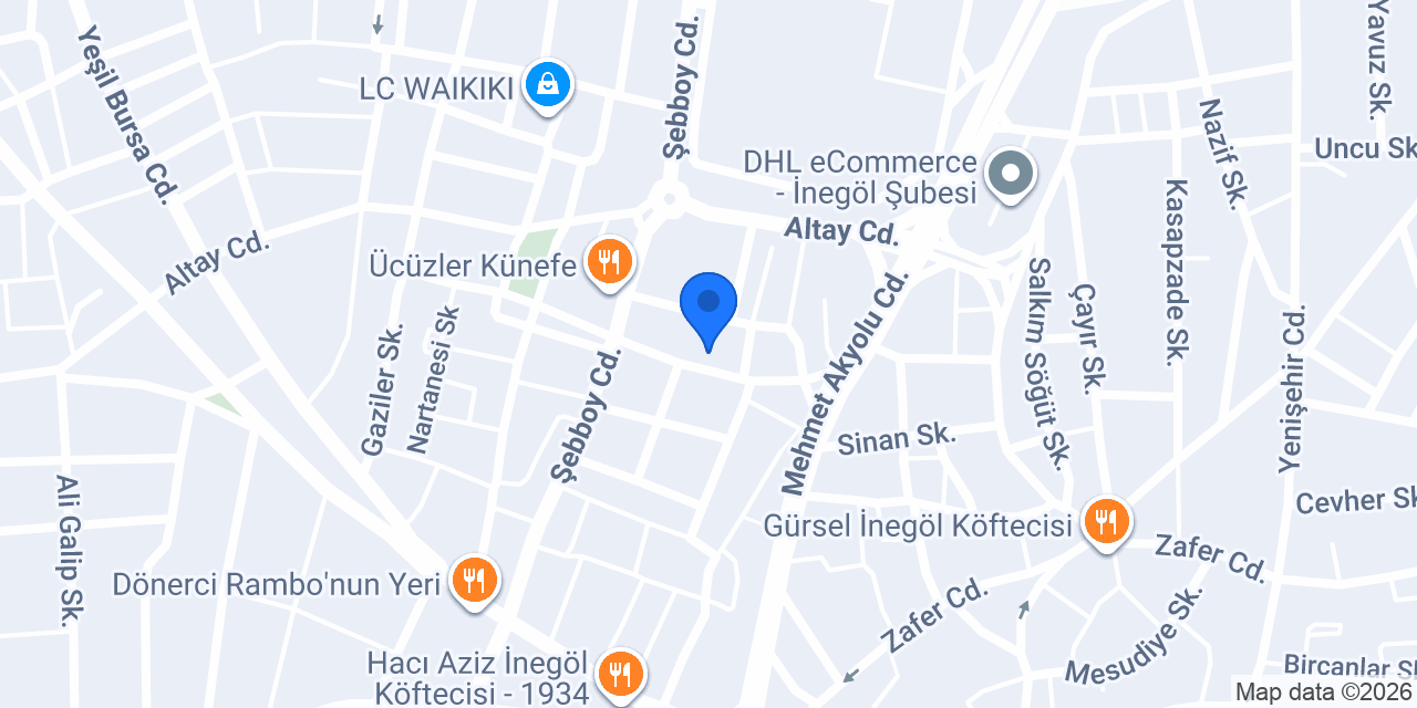 Yeşilçam Cafe konumu