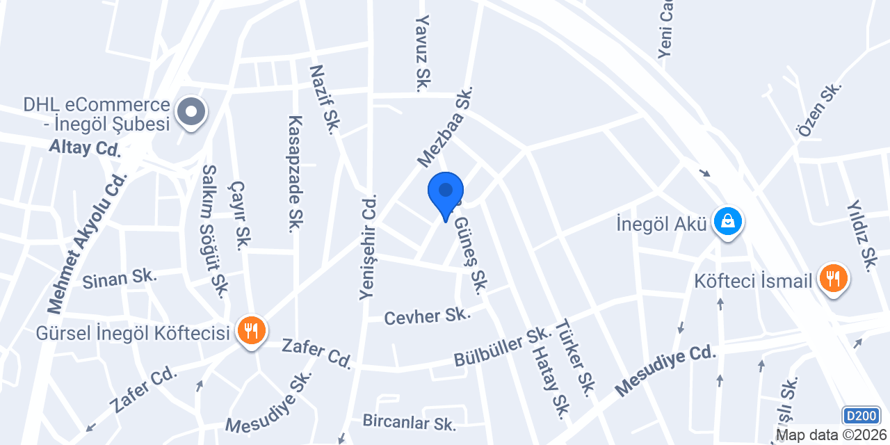Kaçmazspot inegöl konumu