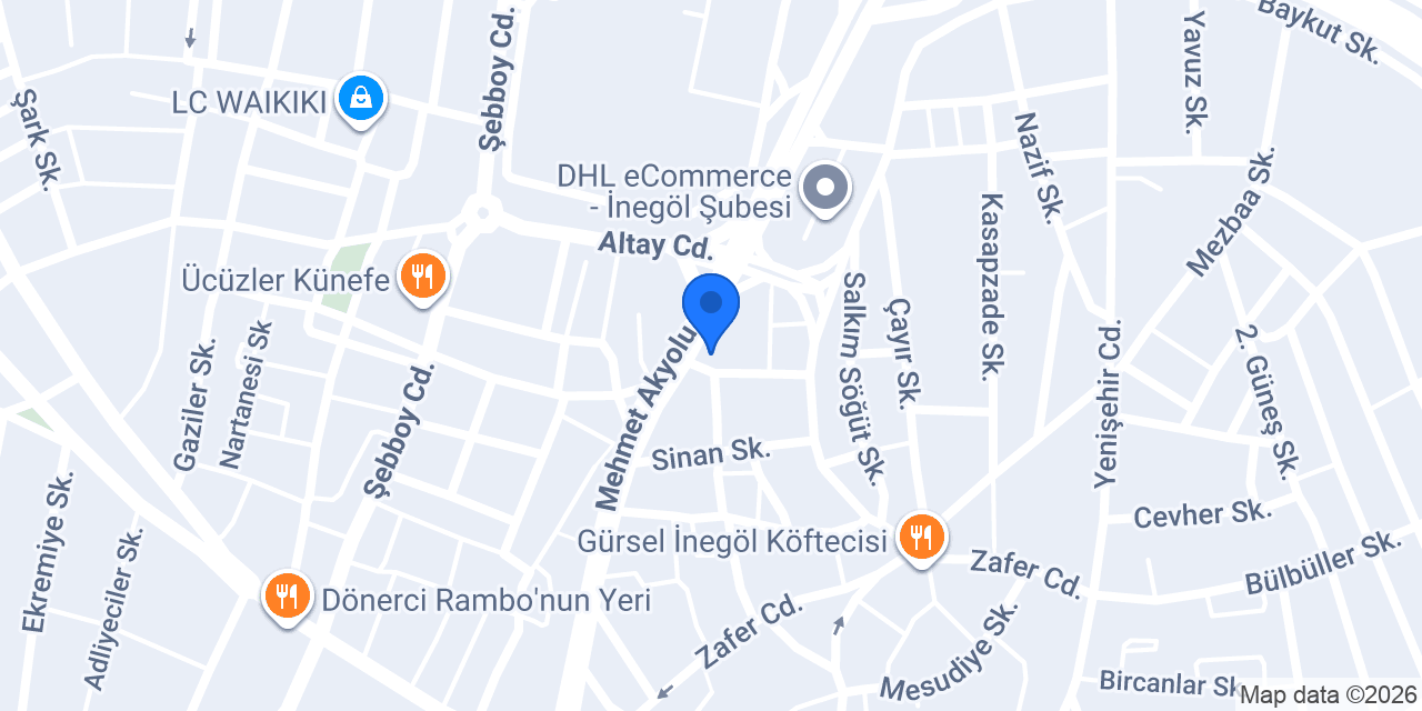 Jolly Tur - İnegöl, Bursa konumu