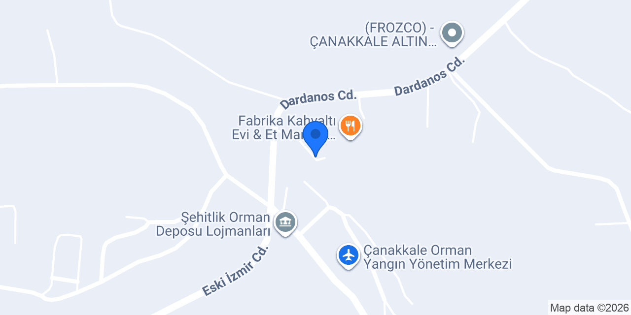 Abant Su Çanakkale konumu