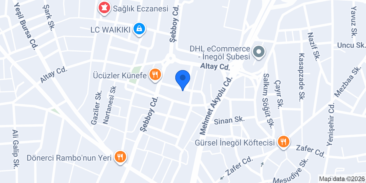 Katmerci Dayı İnegöl konumu
